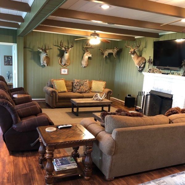 Comfy Gathering Area for Relaxing or Watching The Game