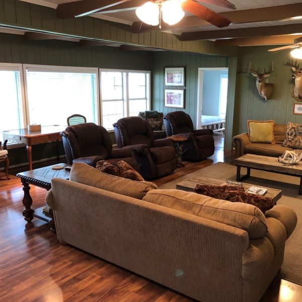 Family Room in Oak Creek Ranch Main House