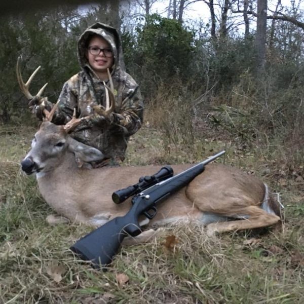 trophy white tail buck shot at oak creek ranch in columbus texas